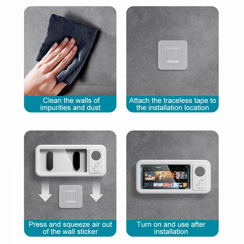 Dein Dusch-Kino mit Bluetooth-Sound: Die wasserdichte Handyhalterung