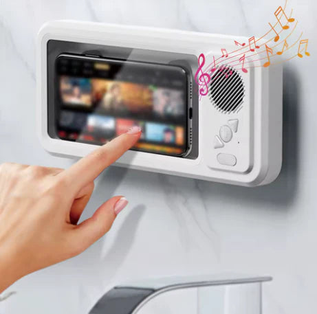 Dein Dusch-Kino mit Bluetooth-Sound: Die wasserdichte Handyhalterung