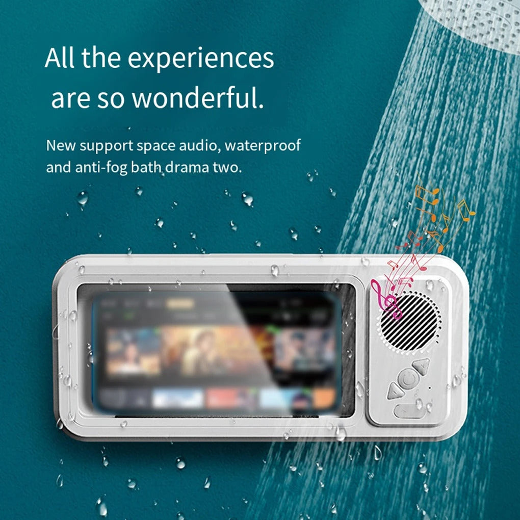 Dein Dusch-Kino mit Bluetooth-Sound: Die wasserdichte Handyhalterung